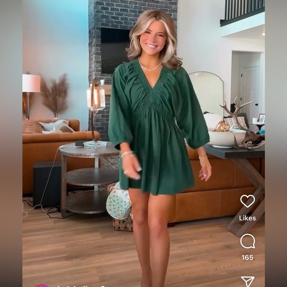 Long sleeved tunic dress size S